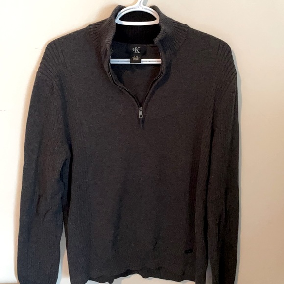 Men’s Calvin Kline sweater w/ zipper - Picture 1 of 4